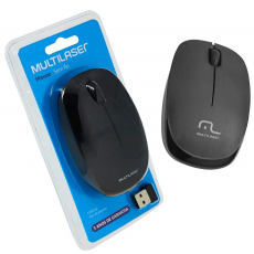 Mouse sem fio 2.4 1200 dpi preto usb Mo251 3